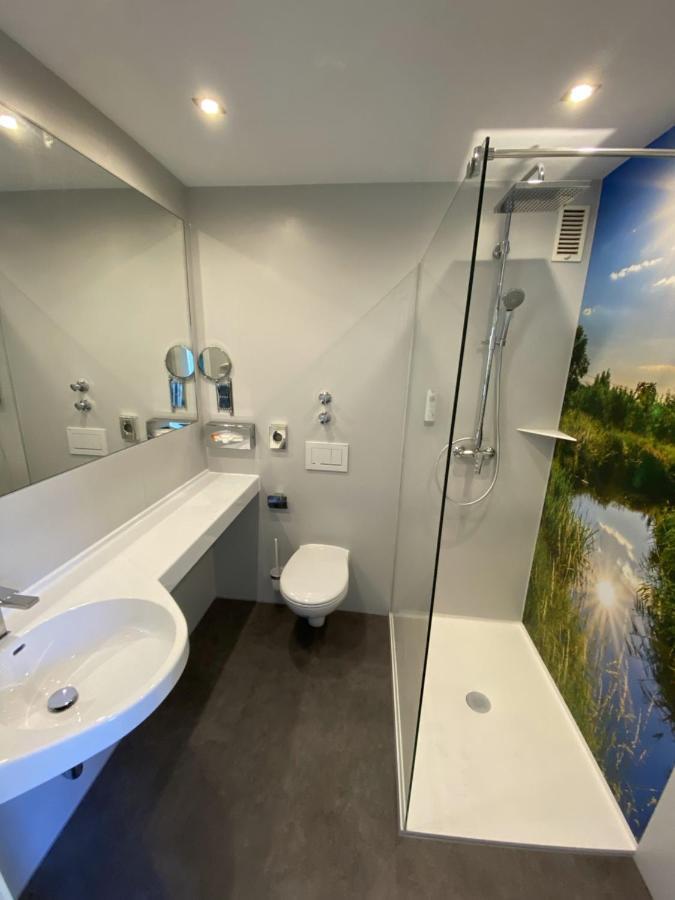 Hotel Blauer Karpfen โอเบอร์ชเลสไฮม์ ภายนอก รูปภาพ